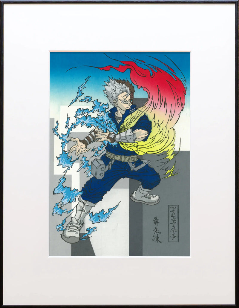 浮世絵 僕のヒーローアカデミア 轟焦凍